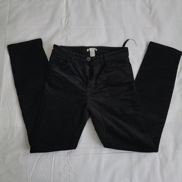 H&M Black Corduroy Jeans - Picture 6 of 8